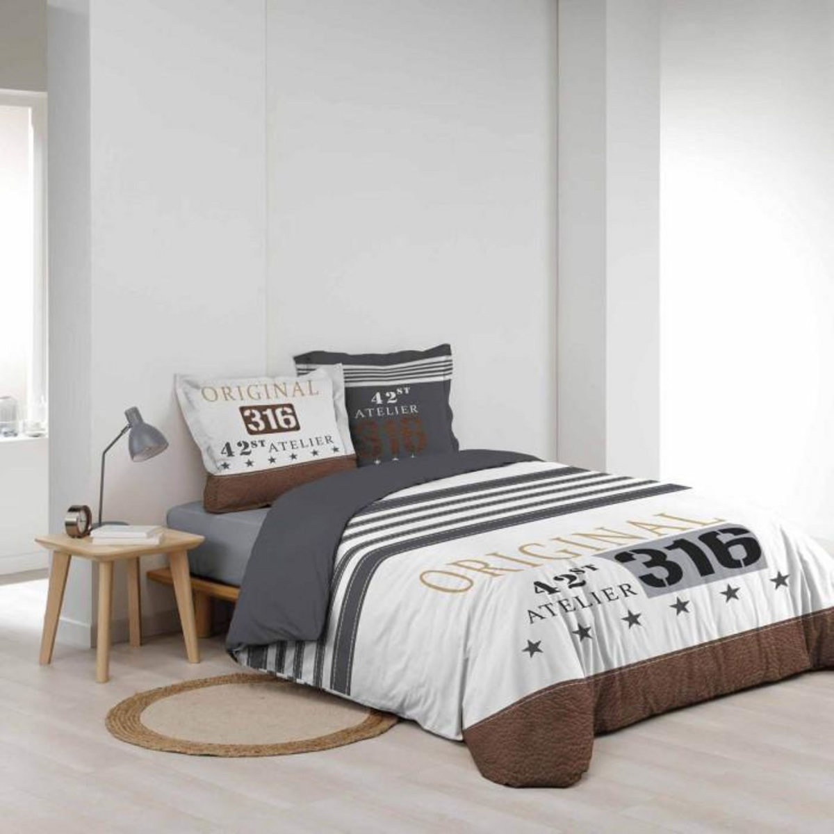 Paris Prix Parure de Lit 3 Pièces  Original  260x240cm Multicolore