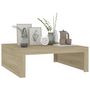 Voir la diapositive 4 : VIDAXL Table basse Chêne sonoma 100x100x35 cm Bois d ingénierie