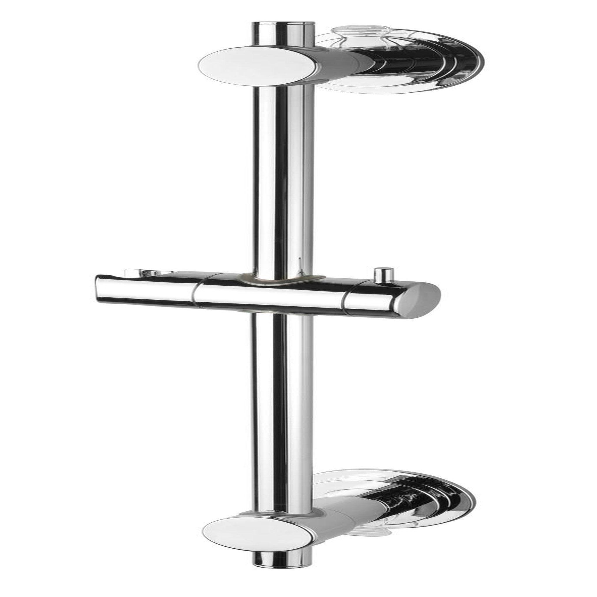 CENTRALE BRICO Barre de douche, standard, chrome, ROUSSEAU
