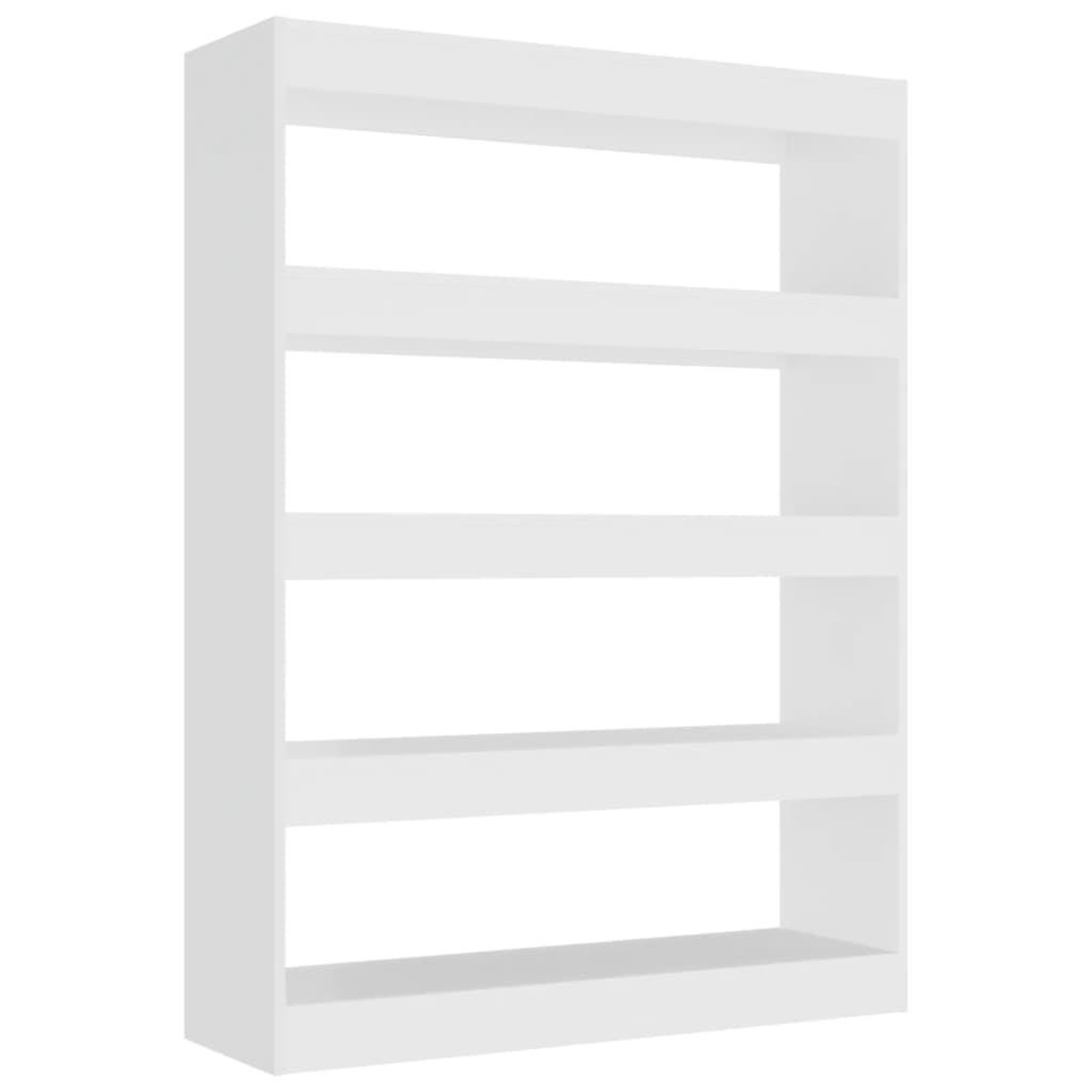 Voir la diapositive 2 : VIDAXL Bibliotheque/Separateur de piece Blanc 100x30x135 cm