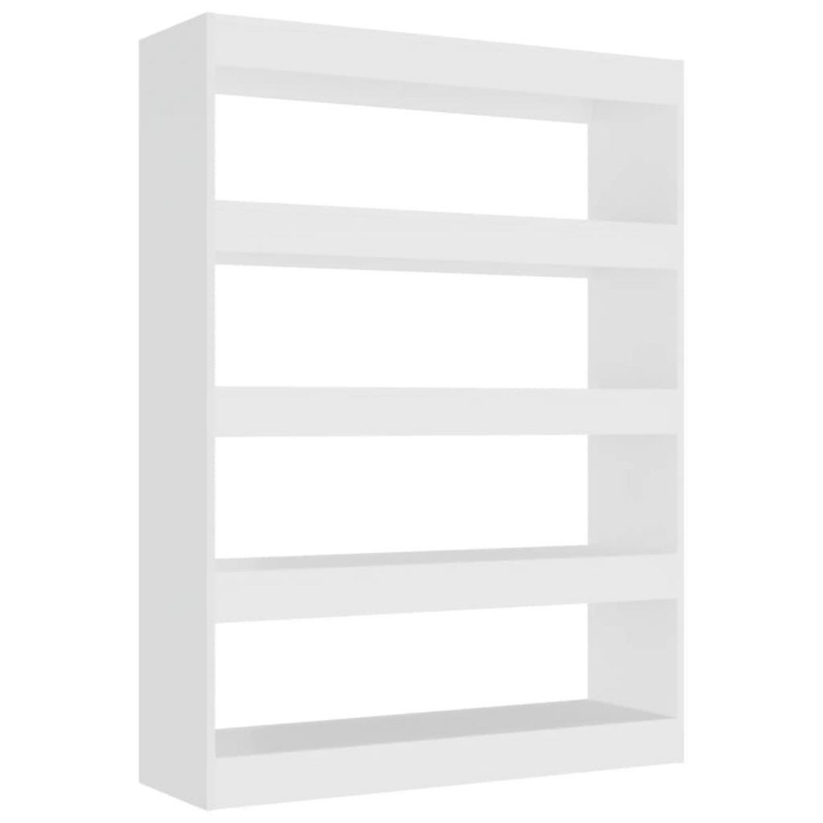 VIDAXL Bibliotheque/Separateur de piece Blanc 100x30x135 cm
