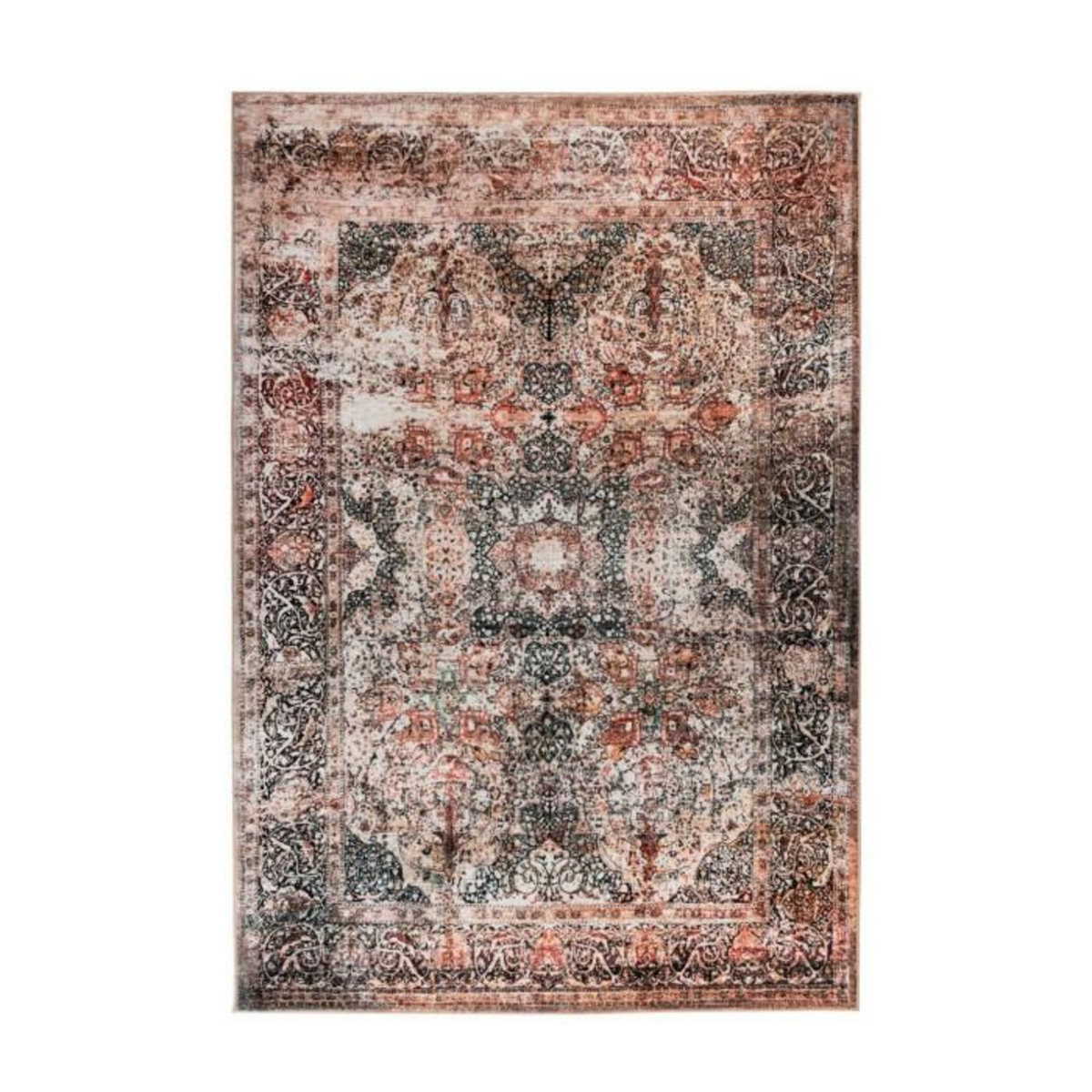 Paris Prix Tapis Tissé Vintage à Poils Plats  Saphira  Beige