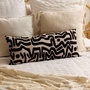 Voir la diapositive 3 : ATMOSPHERA Coussin Déco  Mira  30x80cm Noir