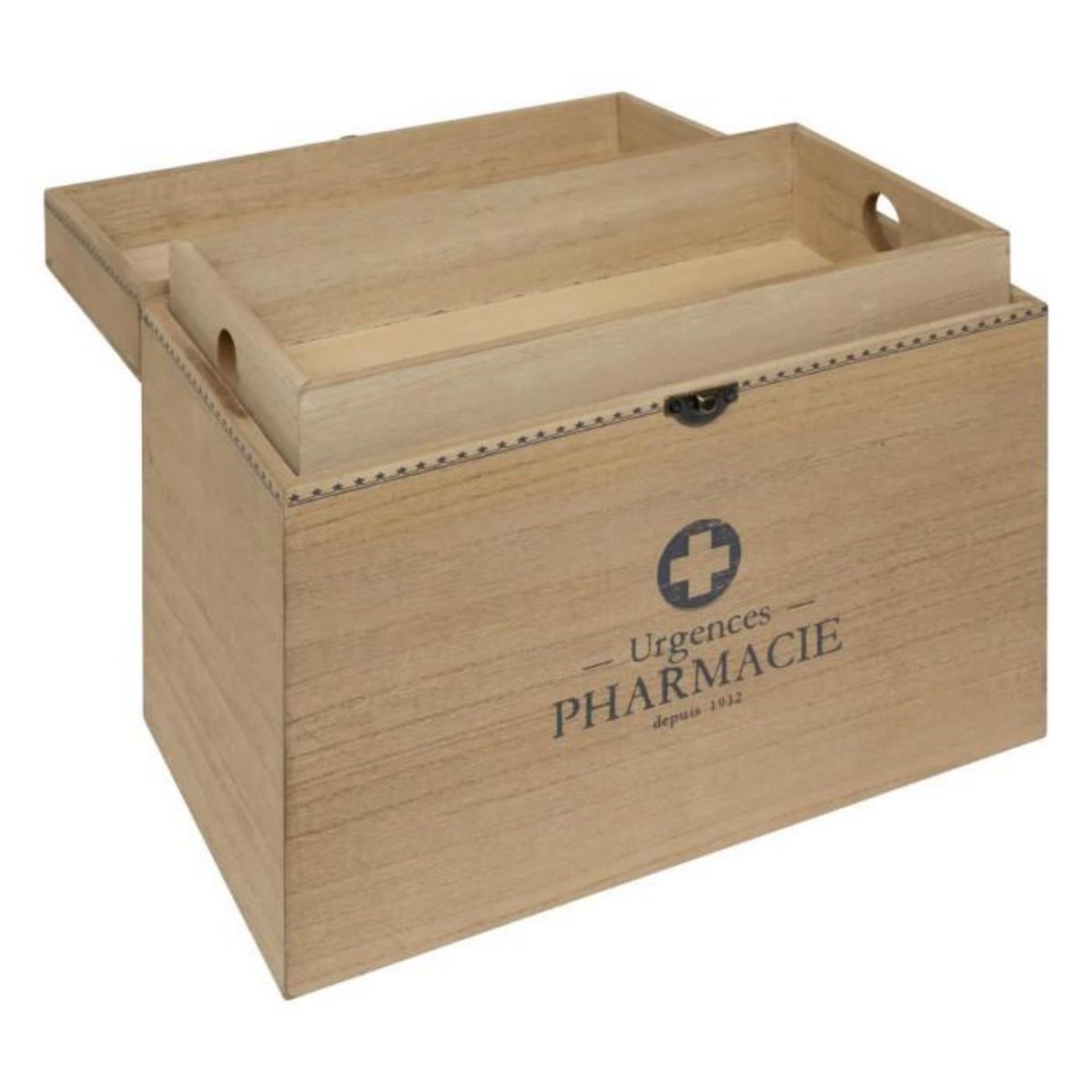 ATMOSPHERA Boîte à Pharmacie  Little Cottage  27cm Naturel