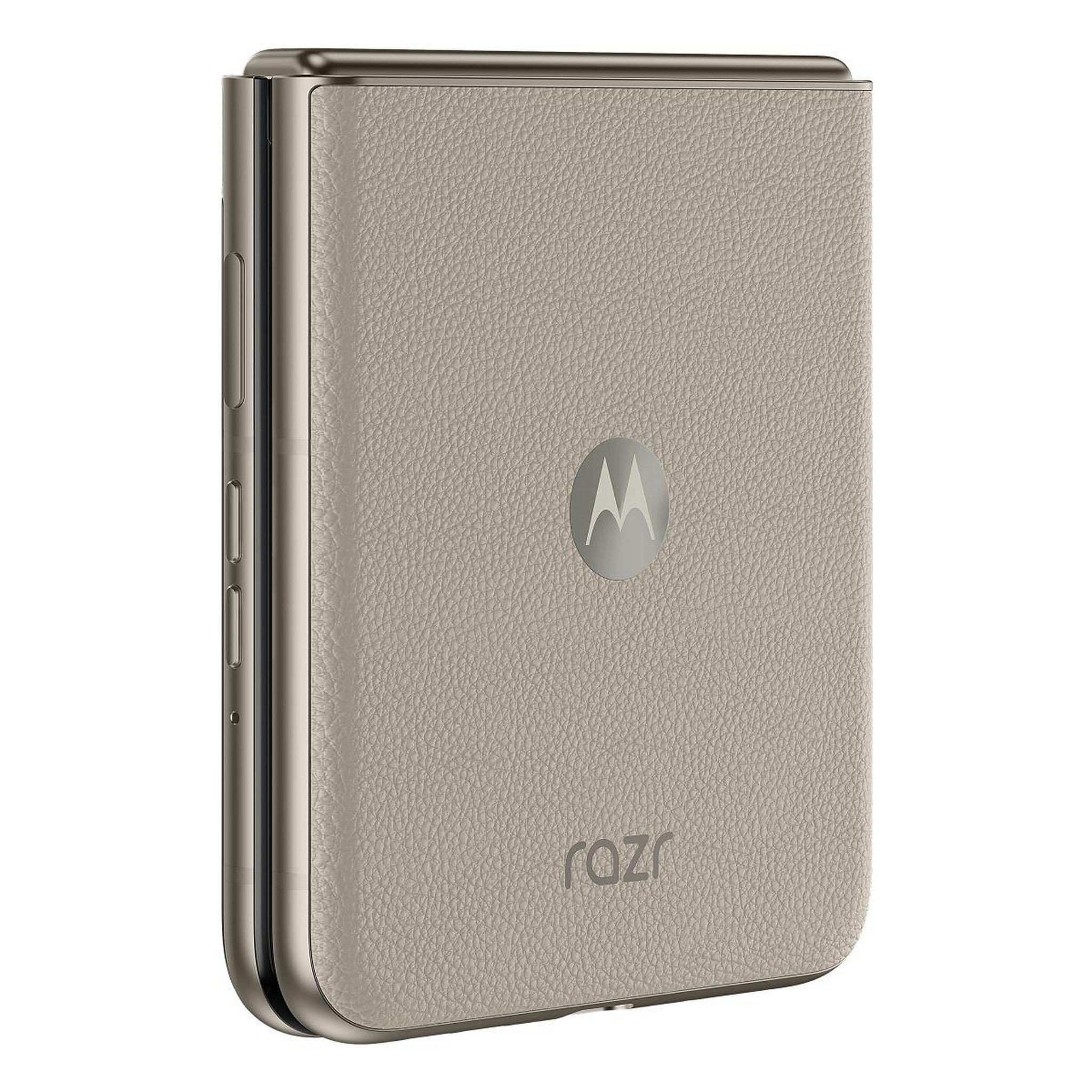 Voir la diapositive 4 : MOTOROLA Smartphone Razr 50 Beige 256Go