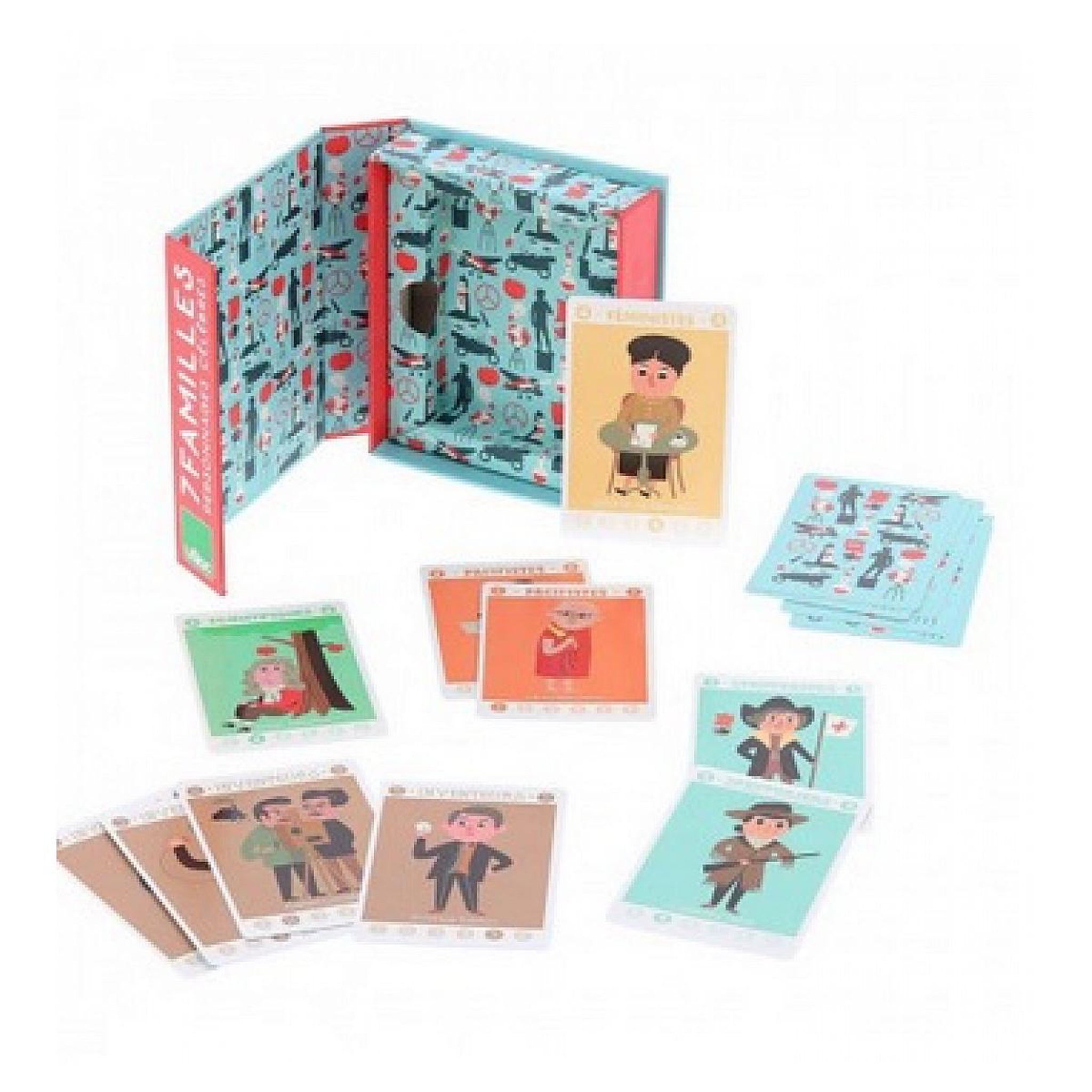 Voir la diapositive 2 : Vilac Jeu de 7 familles personnages celebres Ingela P.Arrhenius