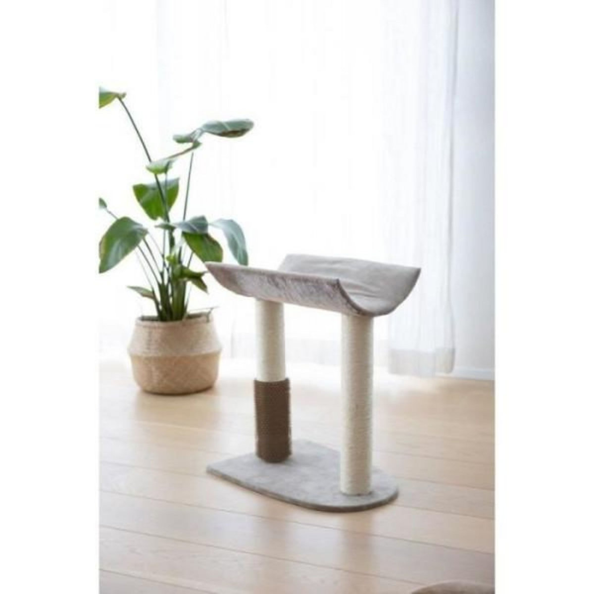 KERBL KERBL - Arbre a chat Ambiance Taupe- 49x35x56 cm - Taupe - Sisal