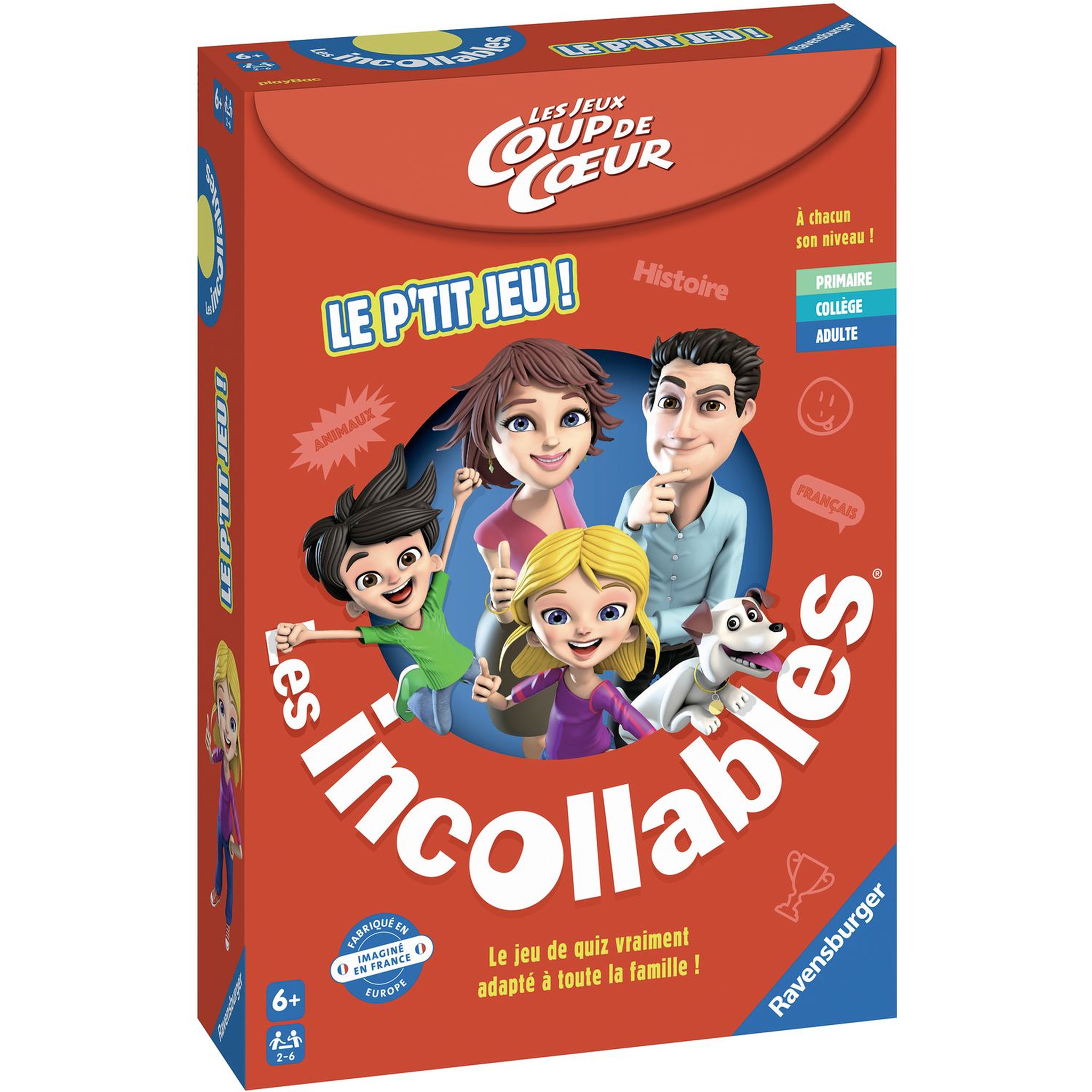 RAVENSBURGER Jeu Les incollables Coup de coeur 
