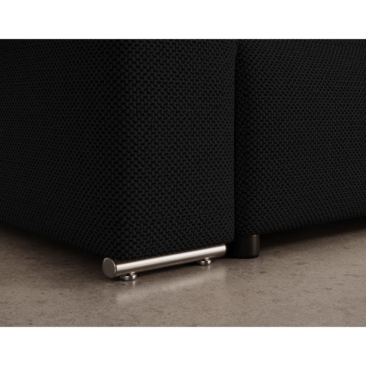 BEST MOBILIER Gabriel - canapé panoramique en u 7 places convertible avec coffre en tissu texturé