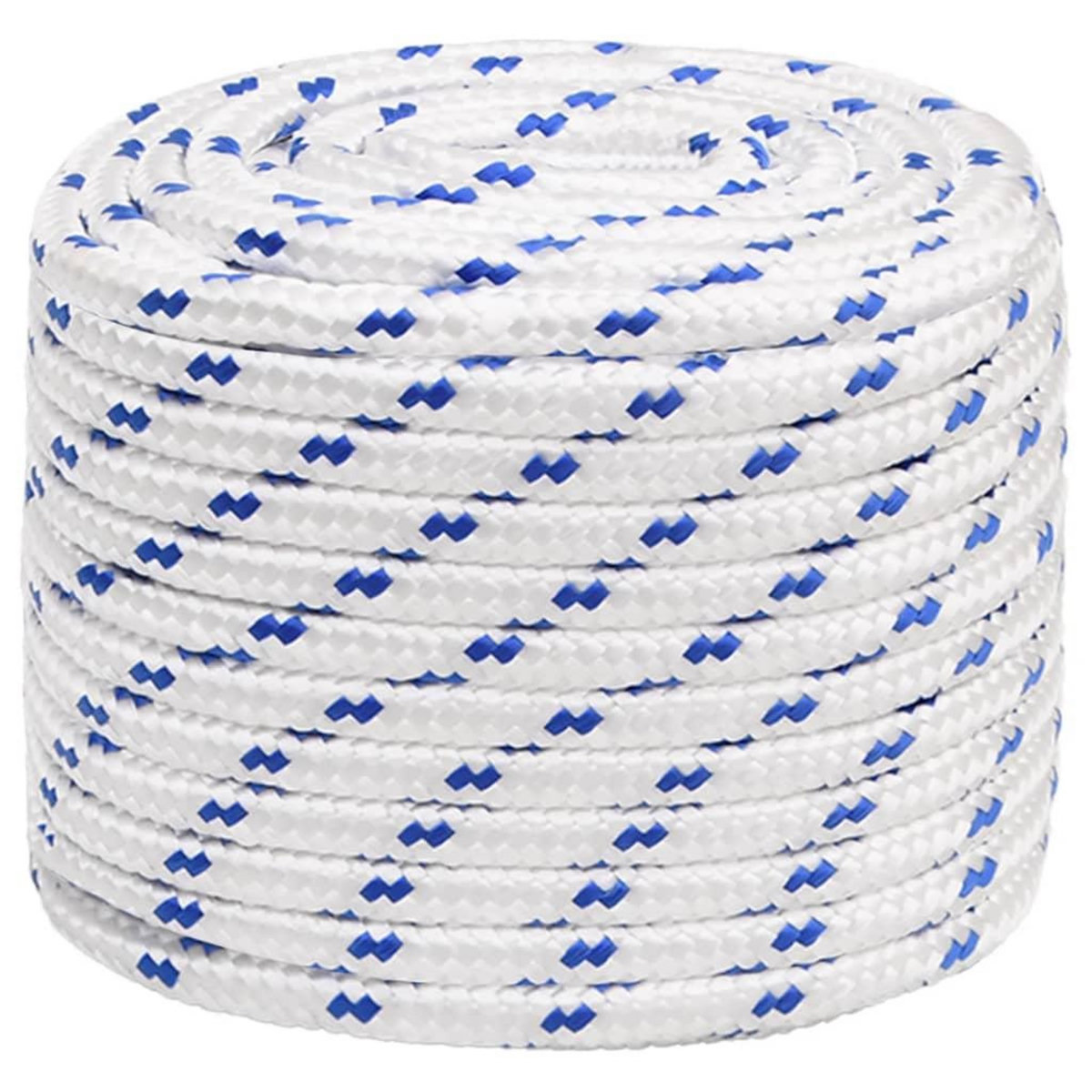 VIDAXL Corde de bateau Blanc 18 mm 25 m Polypropylene