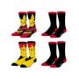 Voir la diapositive 1 : FREEGUN Lot de 4 paires de chaussettes homme Pokemon