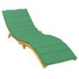 Voir la diapositive 3 : VIDAXL Coussin de chaise longue vert 200x70x3 cm tissu oxford