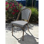 Voir la diapositive 6 : Paris Prix Chaise de Jardin Empilable  Bistro  87cm Bleu