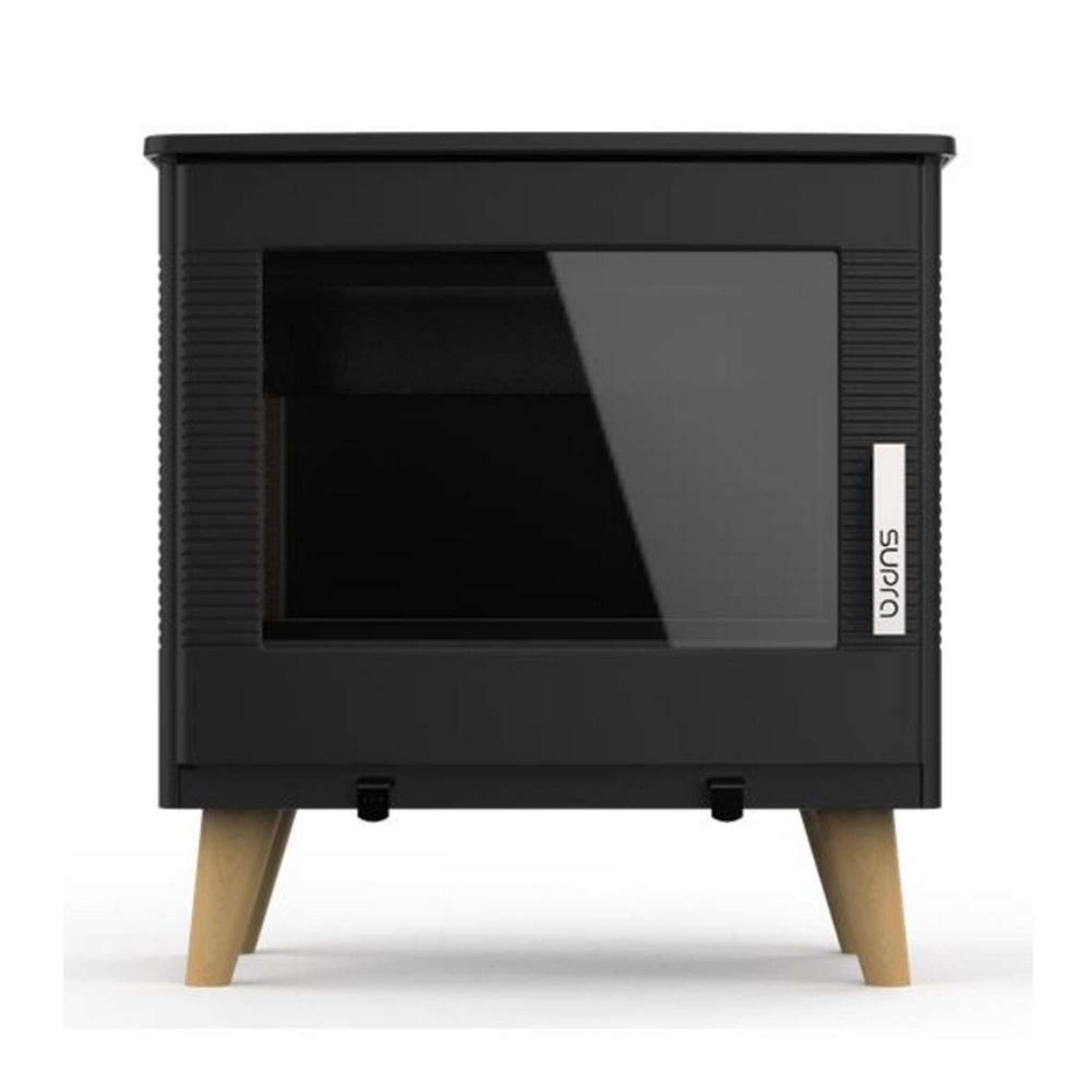 Voir la diapositive 3 : Supra Poêle à bois étanche 7.3kw noir - FR9016170B