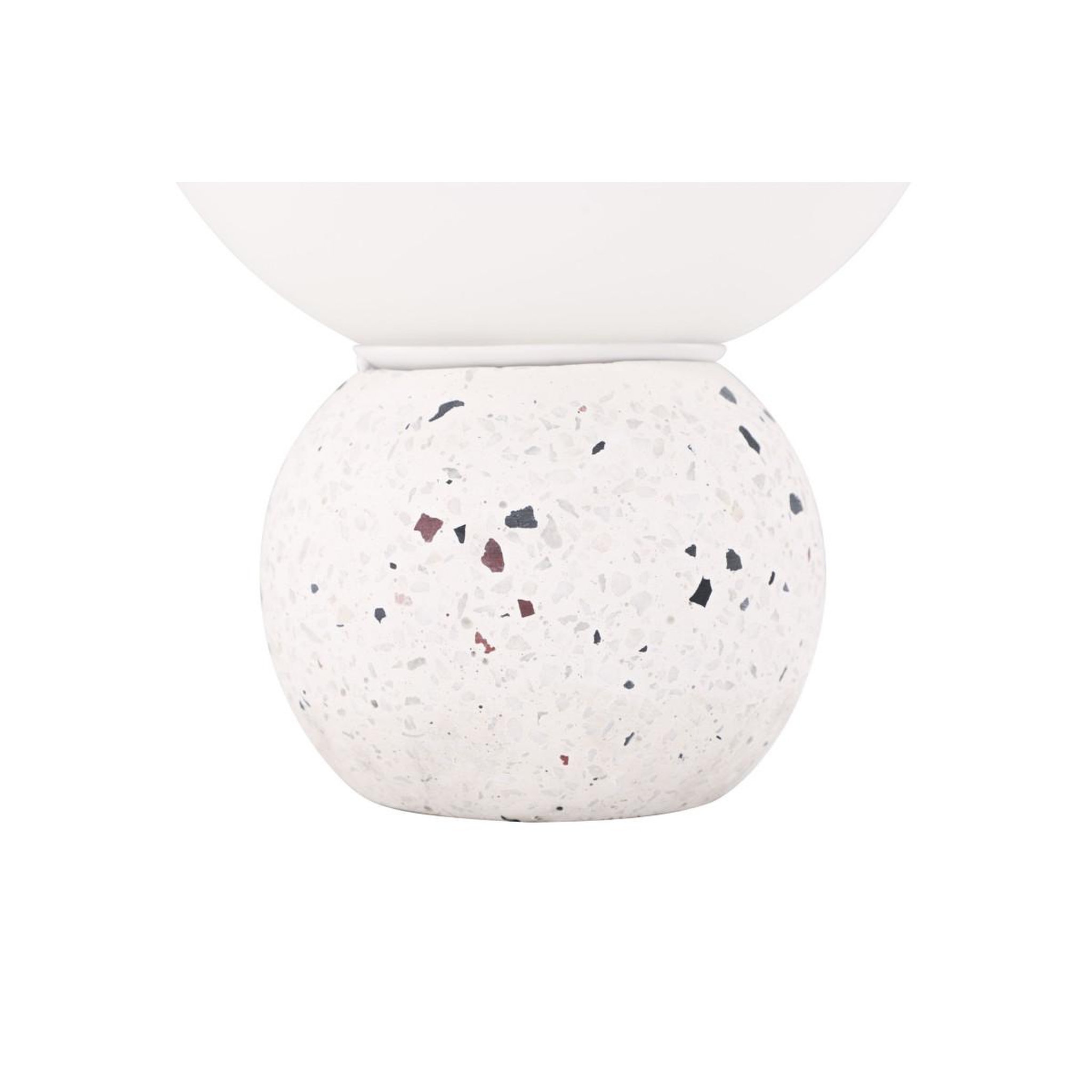 Voir la diapositive 3 : Paris Prix Lampe à poser déco  metz  29cm blanc