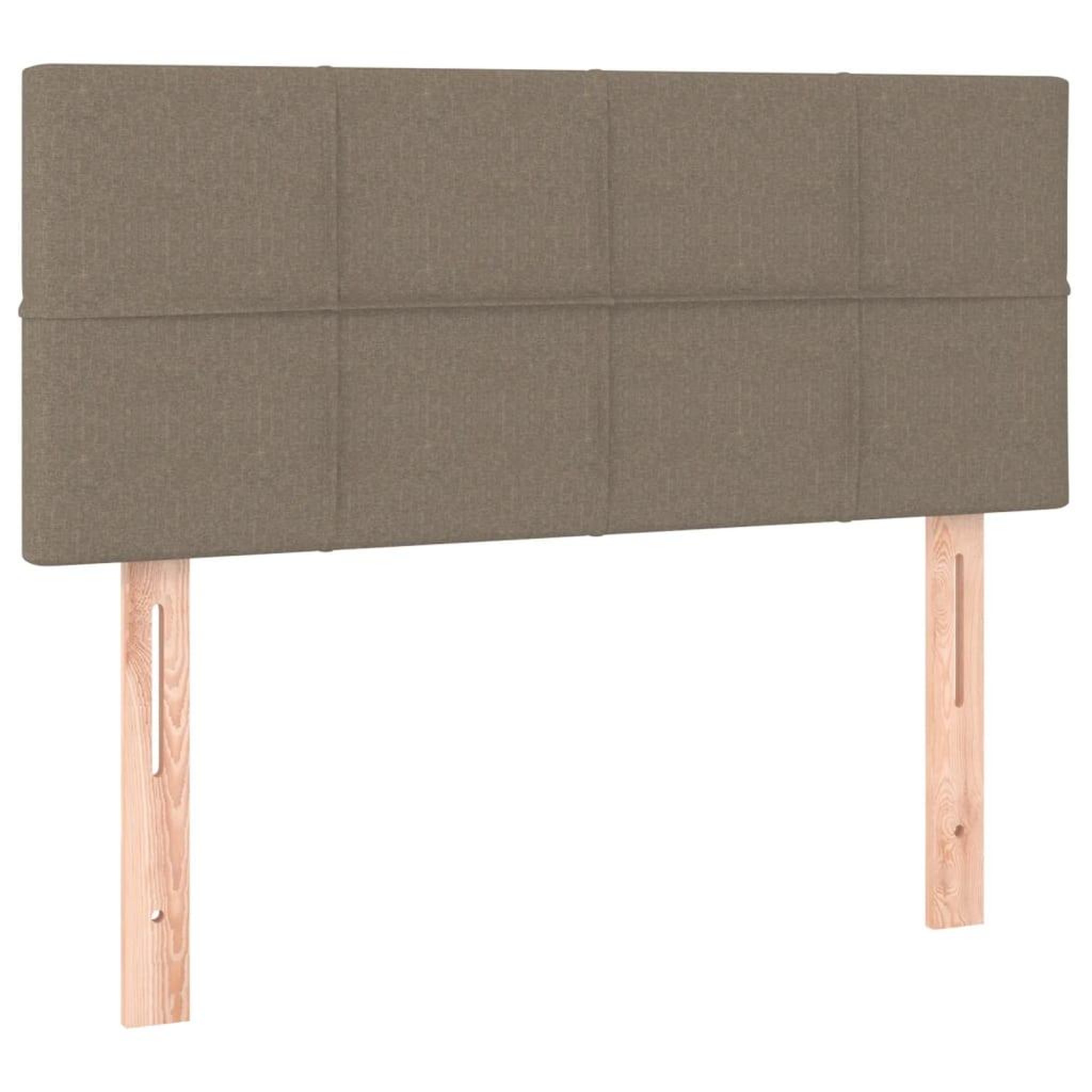 Voir la diapositive 2 : VIDAXL Tete de lit Taupe 80x5x78/88 cm Tissu