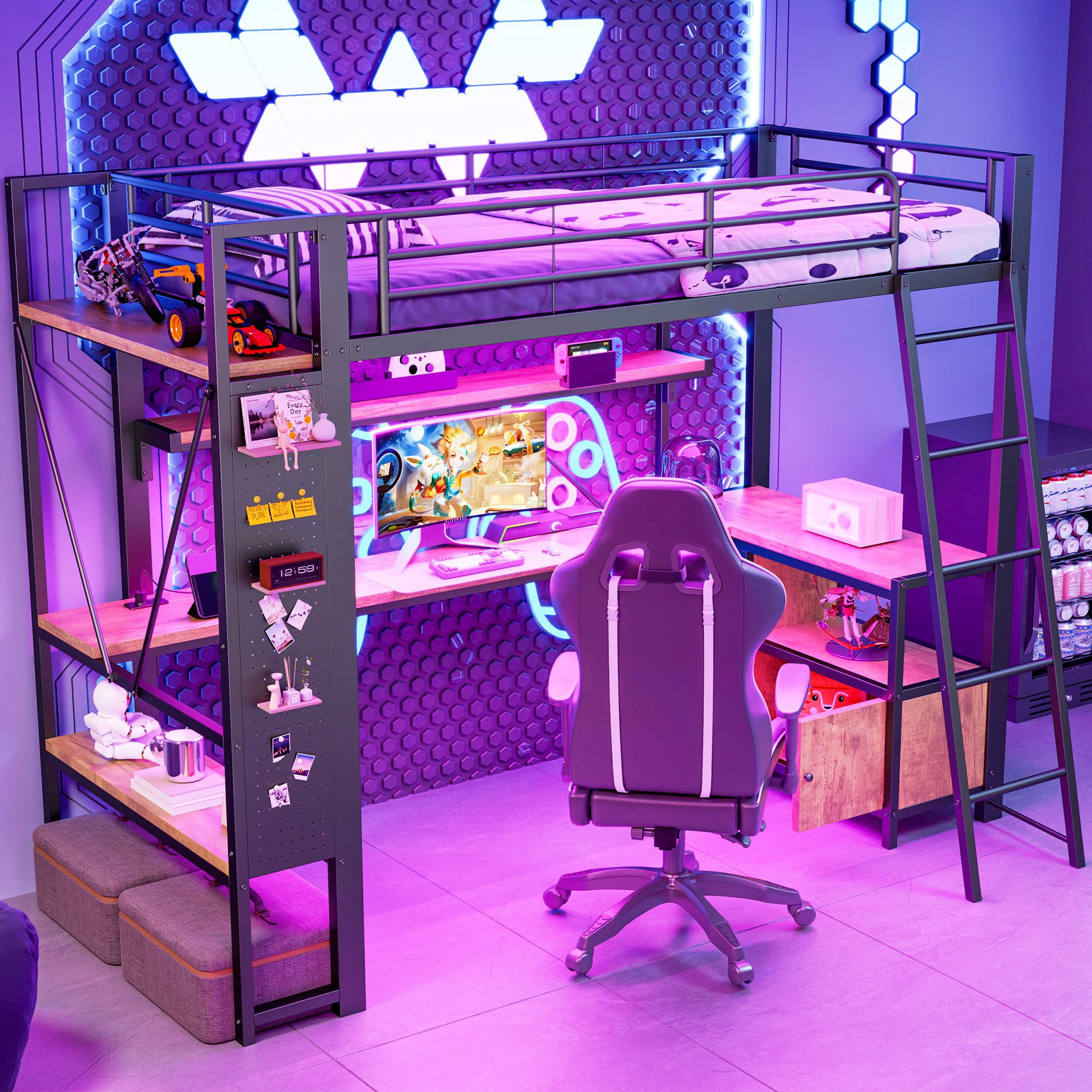 Voir la diapositive 5 : MERAX Lit mezzanine