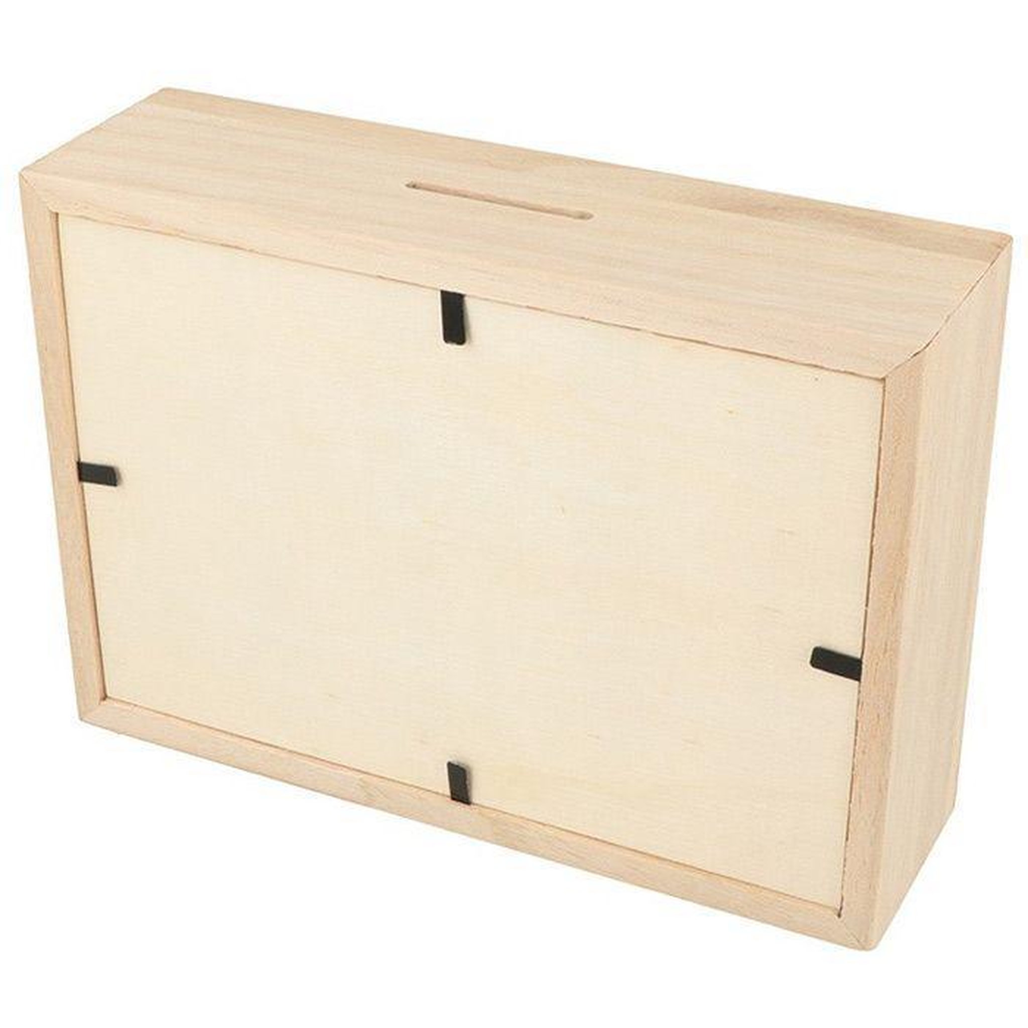Voir la diapositive 3 : Artemio Tirelire cadre en bois à customiser 12 x 17 cm