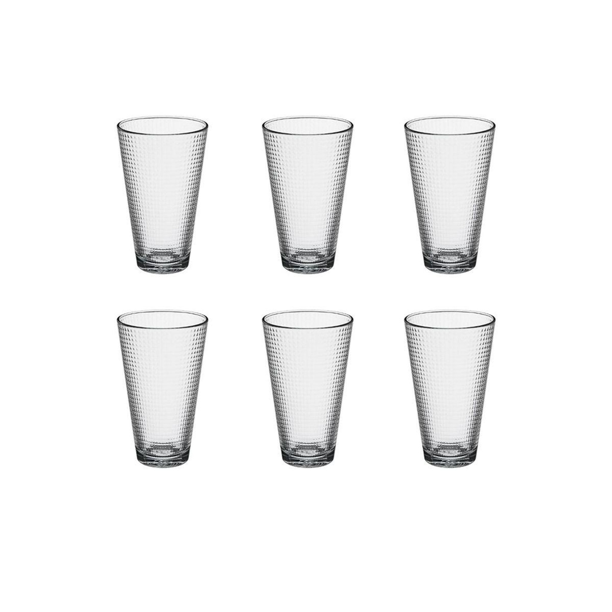 SECRET DE GOURMET Lot de 6 verres à eau  génération  34cl transparent