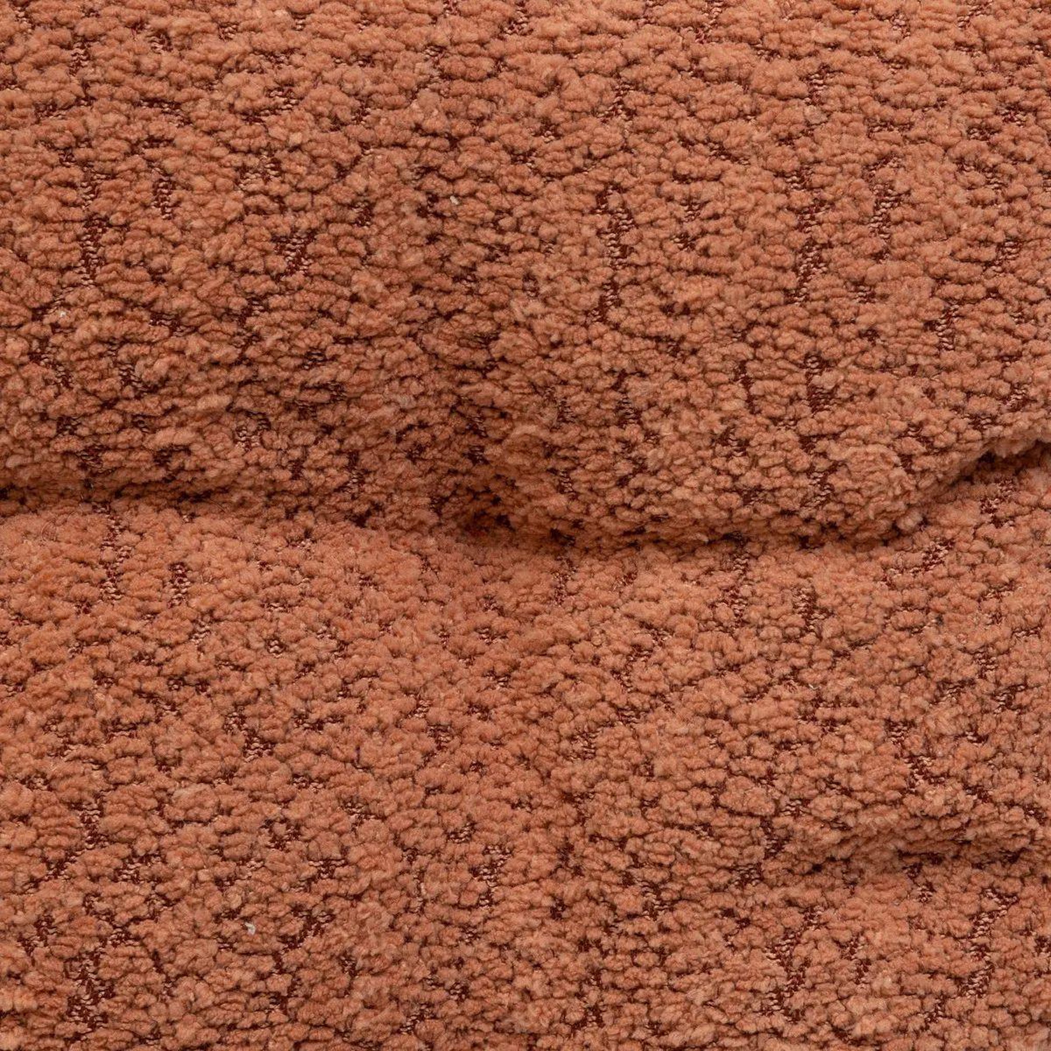 Voir la diapositive 2 : ATMOSPHERA Galette de chaise bouclette  soana  38x38cm terracotta