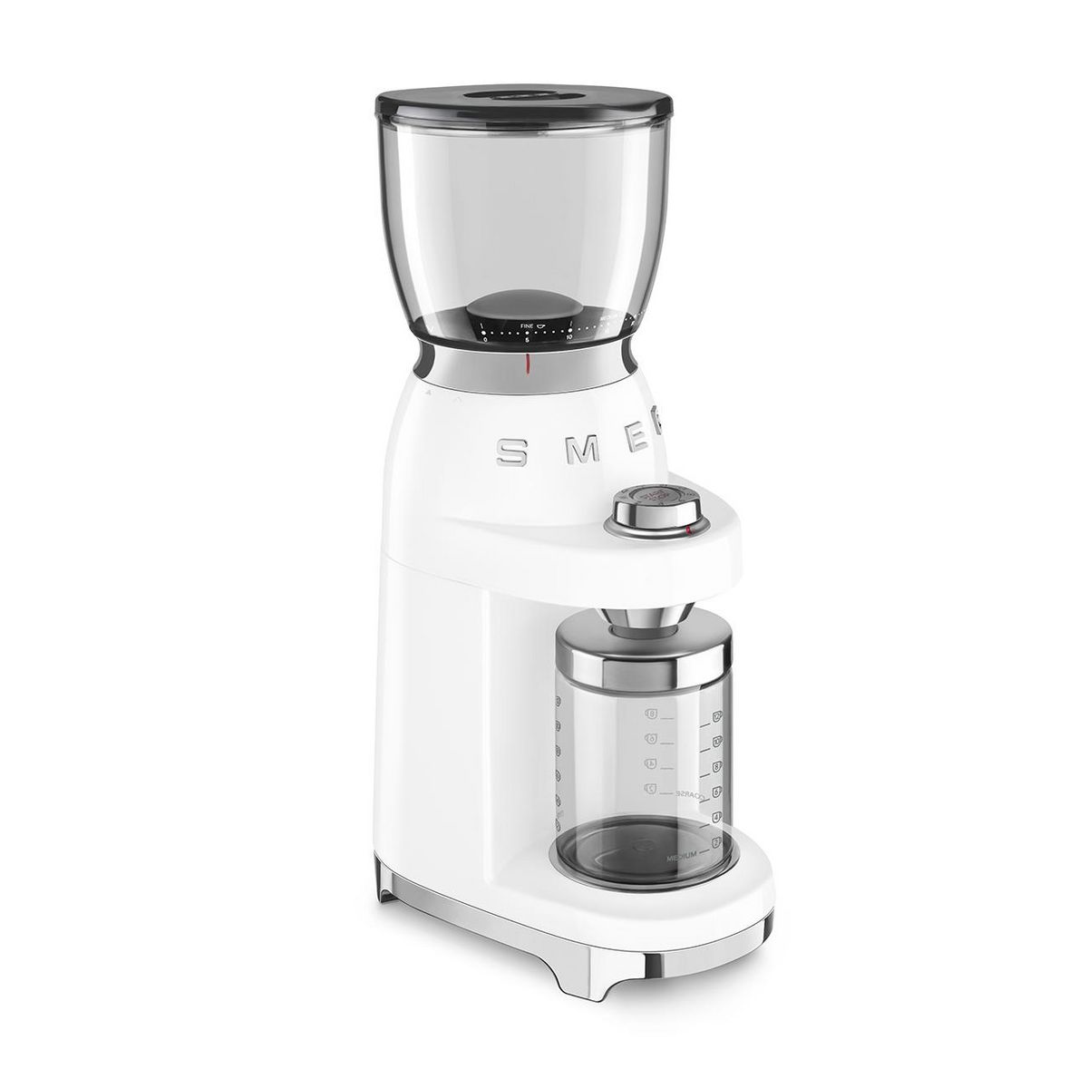 SMEG Moulin à café 130g 150w blanc - CGF11WHEU