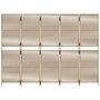 Voir la diapositive 5 : VIDAXL Cloison de separation 5 panneaux beige resine tressee