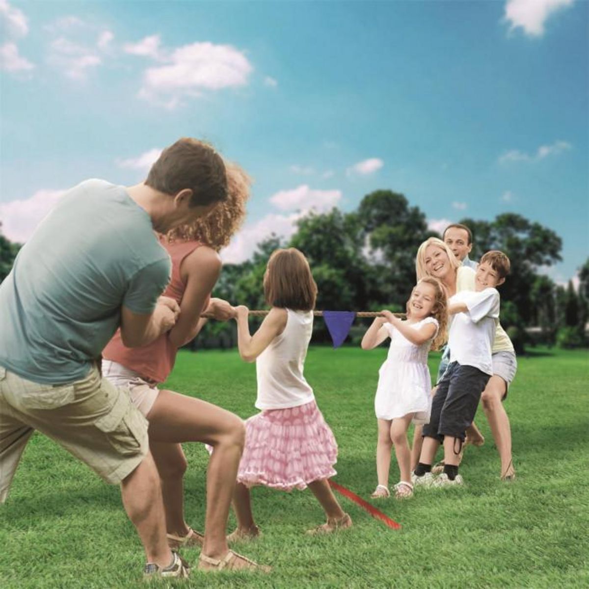 Paris Prix Jeu du Tir à la Corde  Fanion  3m Multicolore