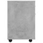 Voir la diapositive 5 : VIDAXL Armoire a roulettes Gris beton 45x38x54 cm Bois d'ingenierie