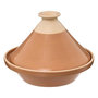 Voir la diapositive 1 : SECRET DE GOURMET Plat à Tajine en Faïence  Asma  27cm Terracotta