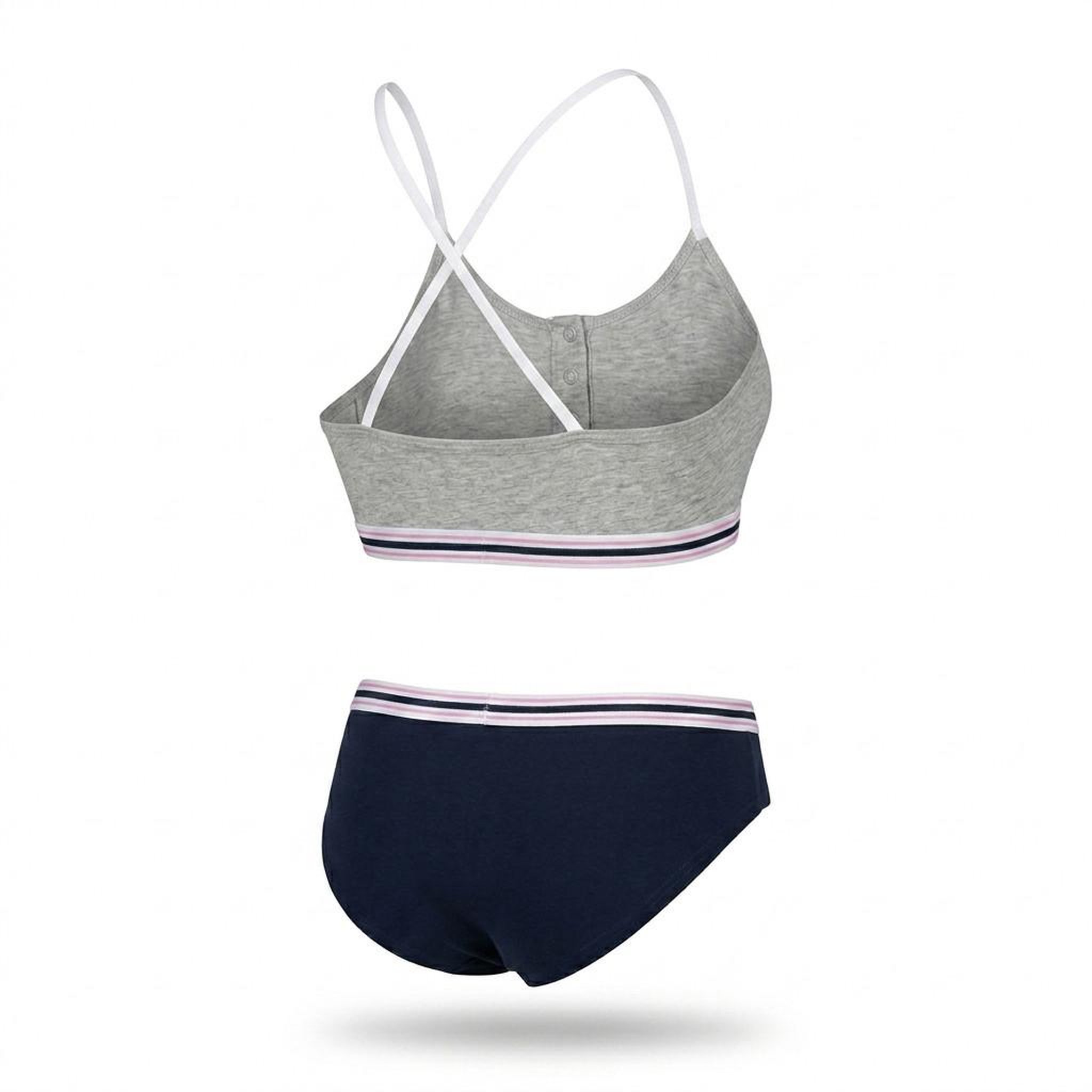 Voir la diapositive 4 : ROXY ROXY Lot 2 Ensembles Fille Brassière Culotte Coton Licence Officielle
