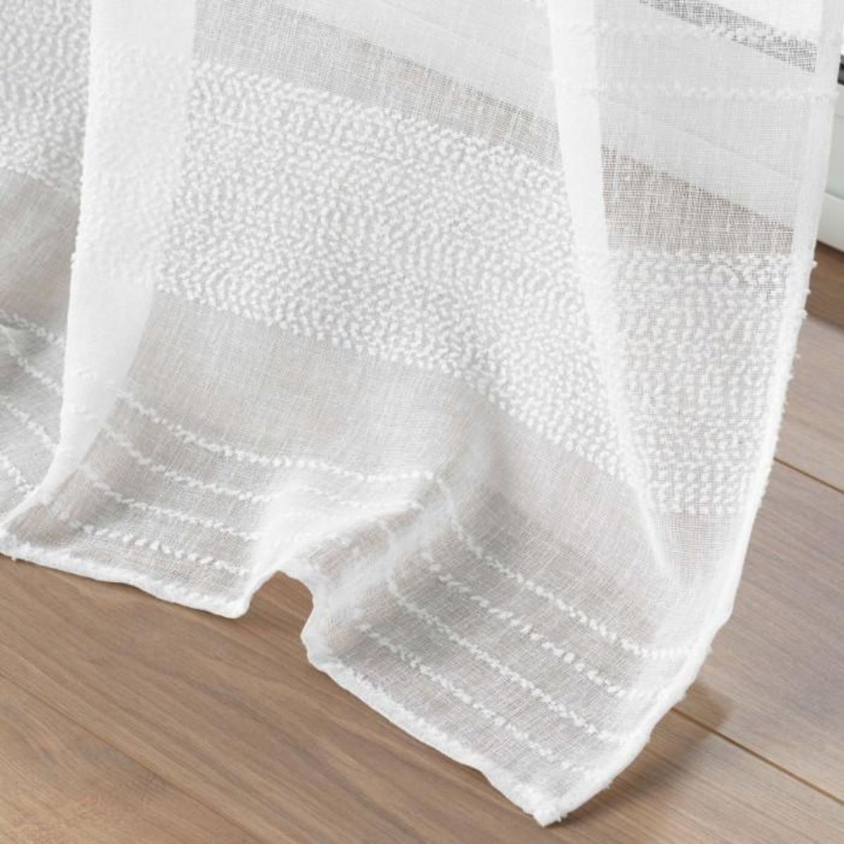 Paris Prix Rideau Voilage à Œillets  Janice  140x240cm Blanc