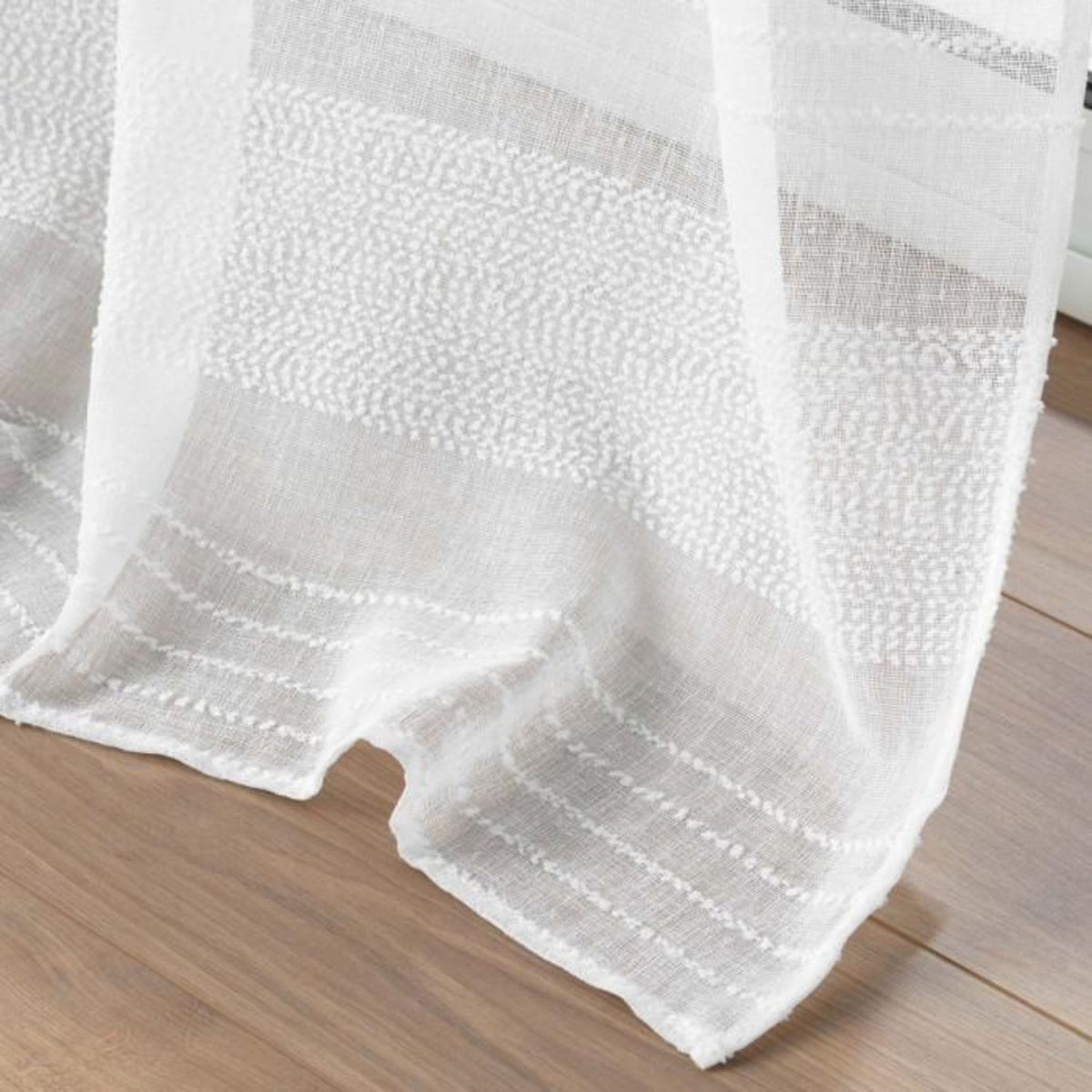 Paris Prix Rideau Voilage à Œillets  Janice  140x240cm Blanc