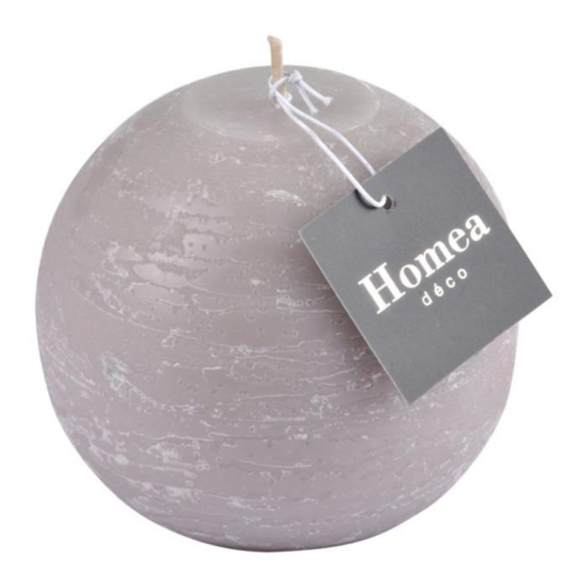 Paris Prix Bougie Boule Déco  Rustique  10cm Lin