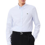 Lacoste Chemise Slim Fit  Homme Lacoste Unie Pinpo. Coloris disponibles : Bleu