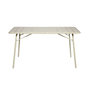 Voir la diapositive 1 : SWEEEK Table de jardin pliante métal 6 places, Amelia 141,2 x 80 x 72,5cm