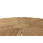 Voir la diapositive 4 : Paris Prix Table de Jardin Ronde  Mexico  140cm Naturel & Blanc