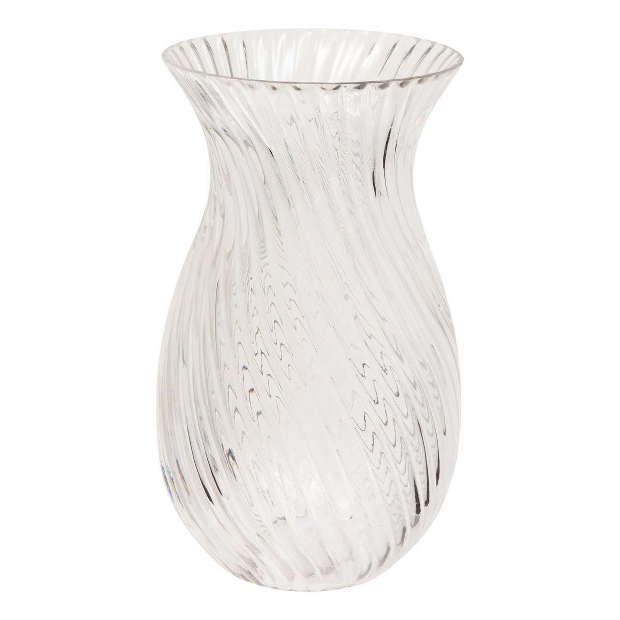 ATMOSPHERA Vase design en verre  manel  29cm transparent