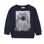 NAME IT Sweat Marine Fille Name it Stitch. Coloris disponibles : Bleu