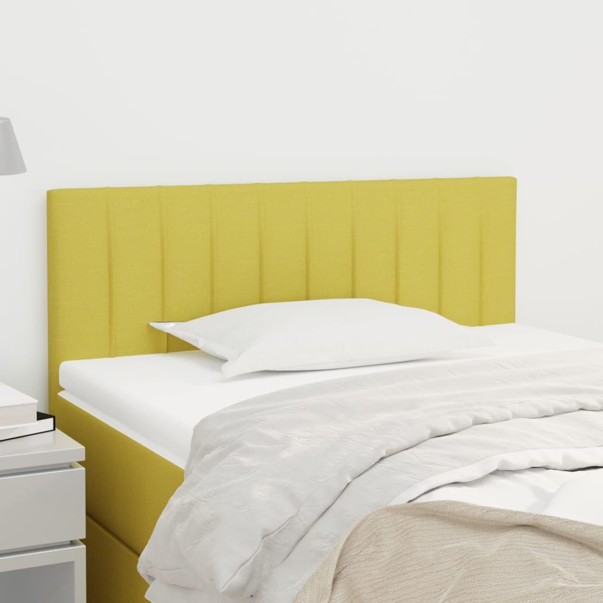 Voir la diapositive 1 : VIDAXL Tete de lit Vert 100x5x78/88 cm Tissu