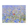 Voir la diapositive 2 : Paris Prix Papier Peint  Prairie Aux Couleurs du Ciel Bleuets