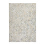Voir la diapositive 1 : Paris Prix Tapis en Cuir Effet Métallique  Spark  Gris & Argent