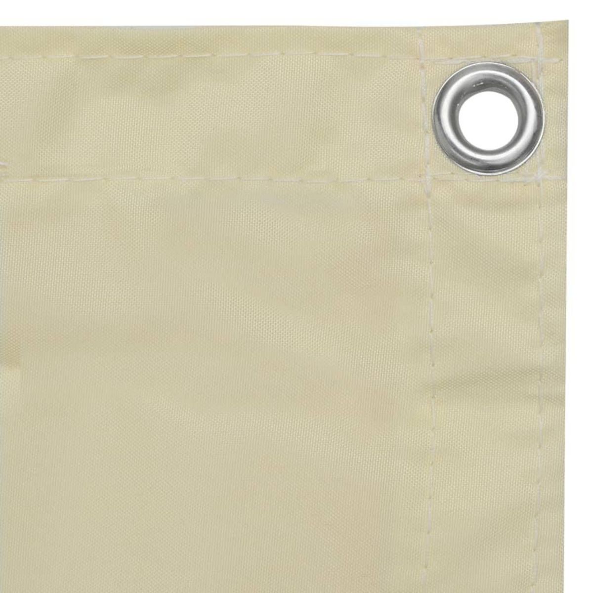VIDAXL Ecran de balcon Creme 120x400 cm Tissu Oxford