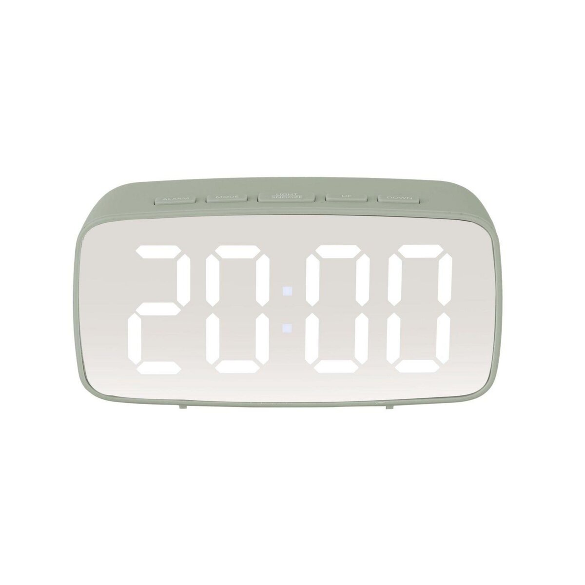 Karlsson Réveil Silver Mirror LED