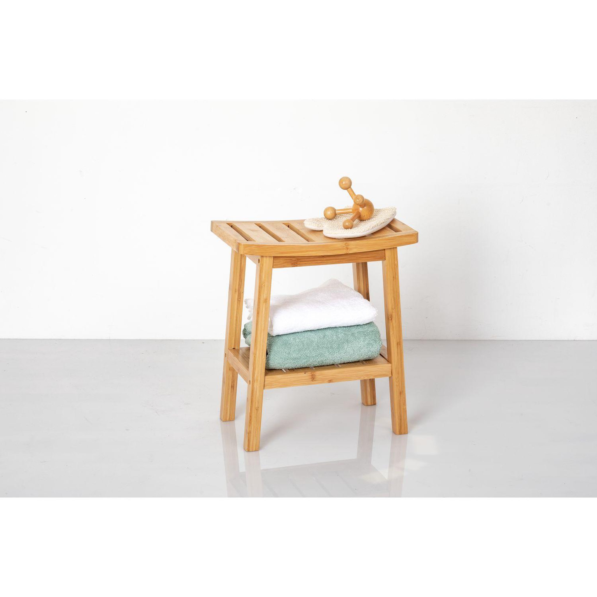 Voir la diapositive 2 : FIVE Tabouret courbé en bambou green harmony