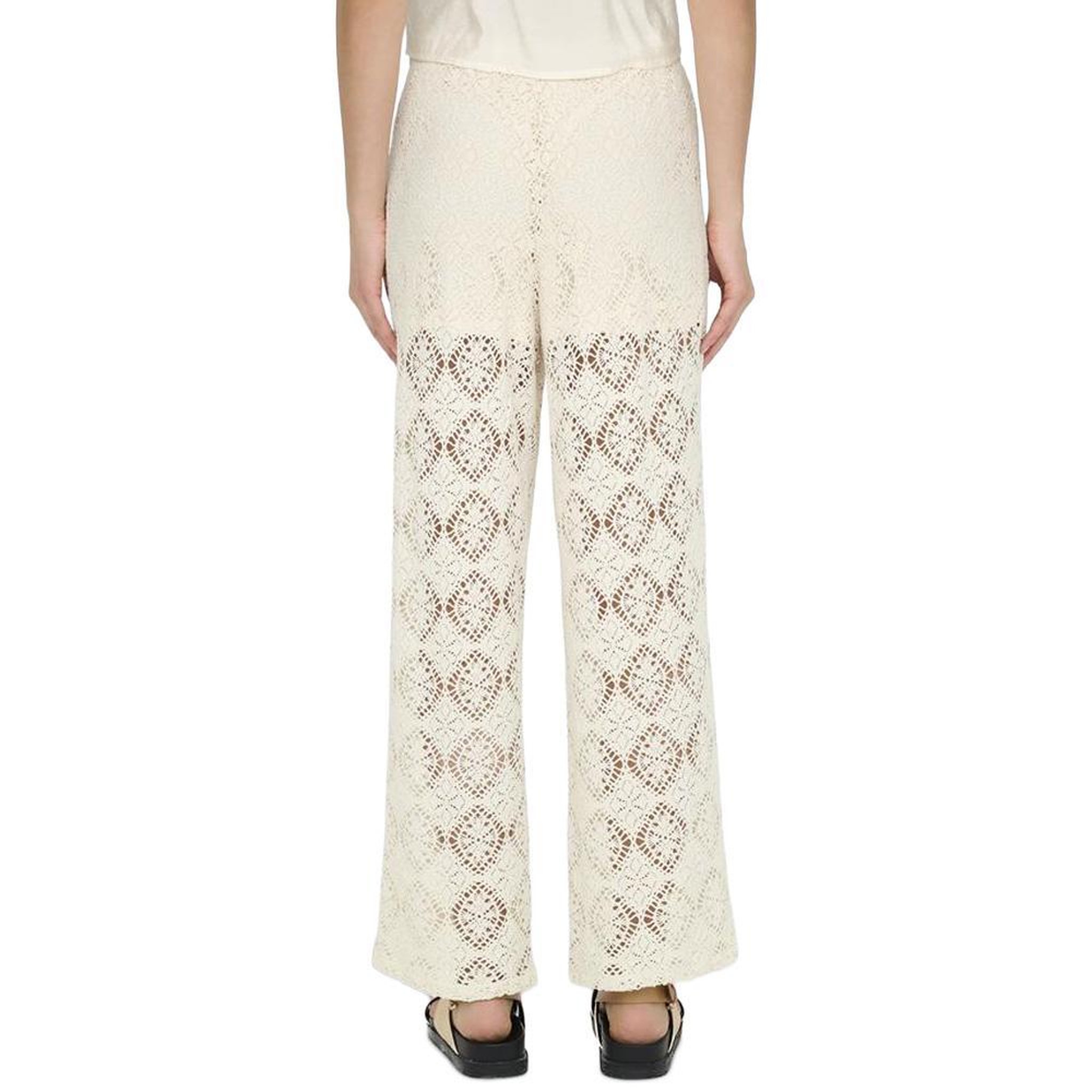 Voir la diapositive 2 : JACQUELINE DE YONG Pantalon fluide Beige Femme JDY Eva