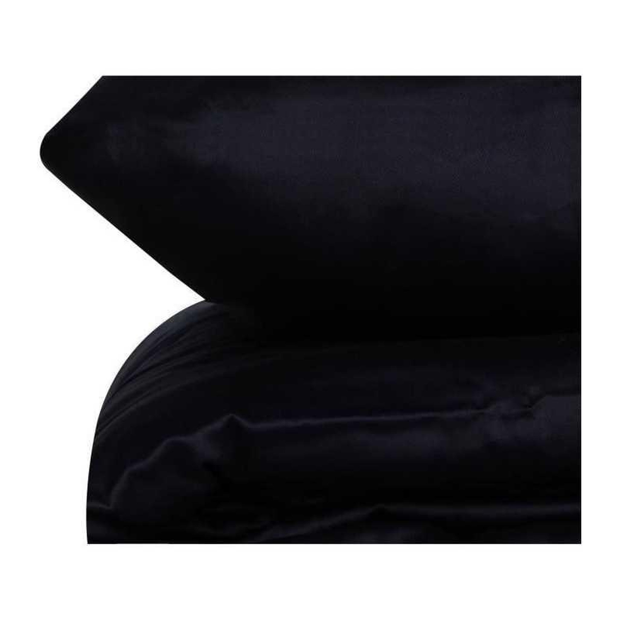 Voir la diapositive 4 : MENZZO Set housse de couette 240x220cm et 2 taies d'oreiller Lovina uni Satin de Coton Bleu foncé