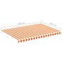Voir la diapositive 6 : VIDAXL Tissu de remplacement pour auvent Jaune et orange 3,5x2,5 m