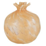 Paris Prix Vase Design en Verre  Mélissa  13cm Beige