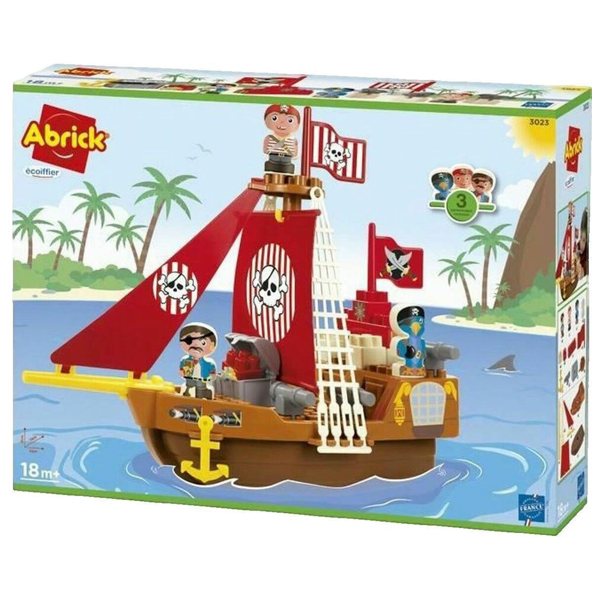 Ecoiffier Jeu d'éveil Ecoiffier Bateau Pirate multicolore