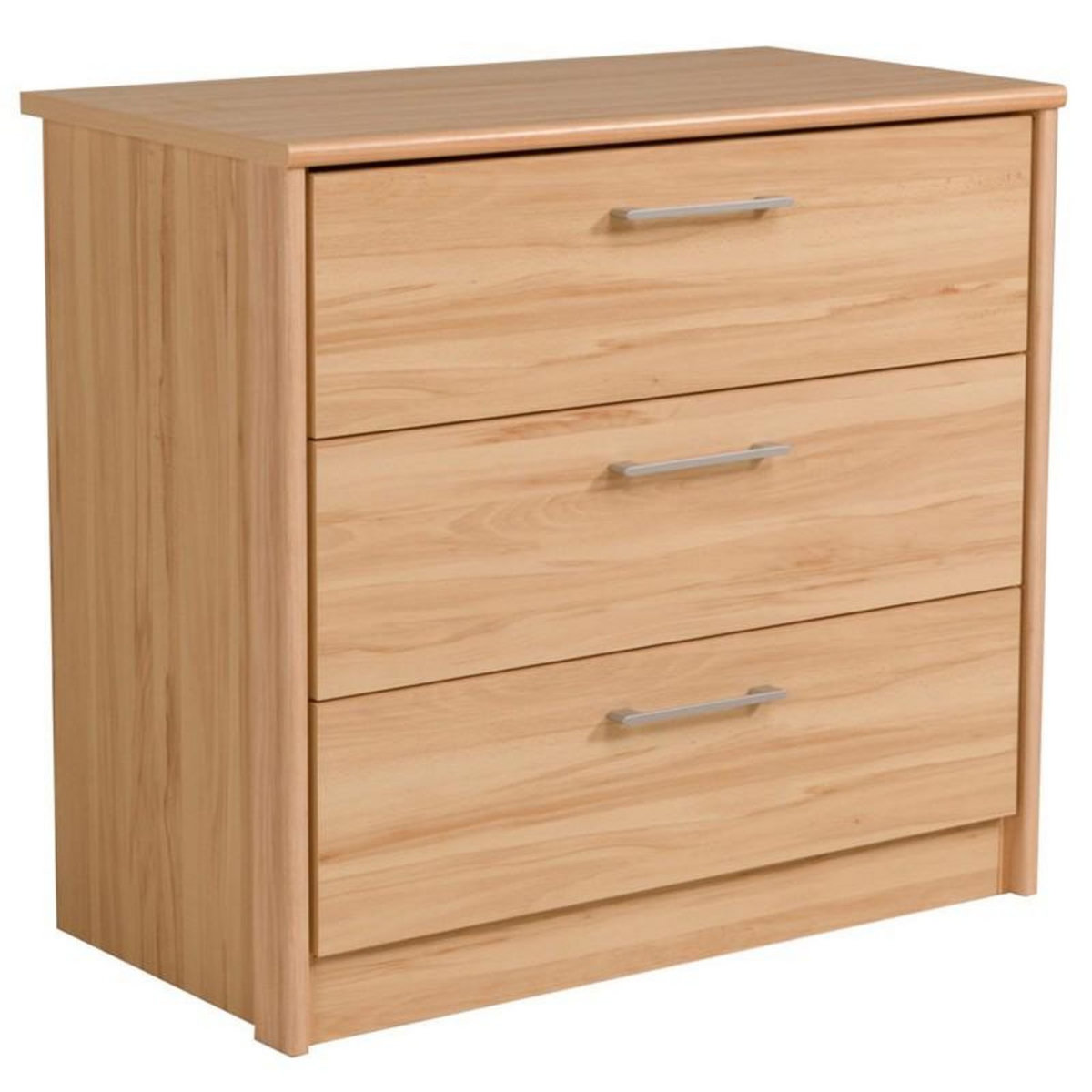 Paris Prix Commode 3 Tiroirs  Jordan  Bois Clair